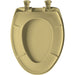 Bemis 1200SLOWT Classic Colors® Elongated Plastic Toilet Seat Featuring Stay·Tite® Seat Fastening System™, Whisper·Close®, and Easy·Clean® - Harvest Gold