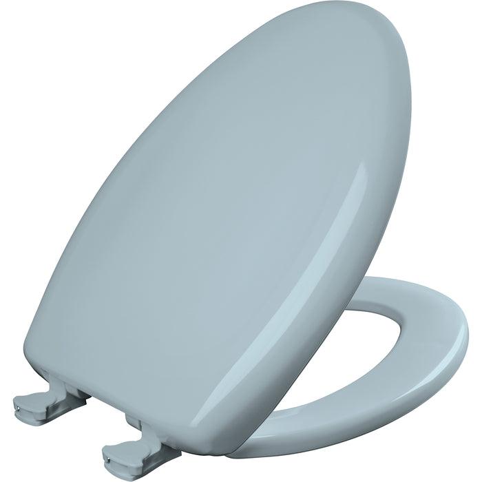 Bemis 1200SLOWT Classic Colors® Elongated Plastic Toilet Seat Featuring Stay·Tite® Seat Fastening System™, Whisper·Close®, and Easy·Clean® - Heron Blue
