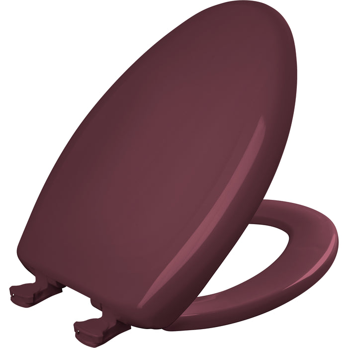 Bemis 1200SLOWT Classic Colors® Elongated Plastic Toilet Seat Featuring Stay·Tite® Seat Fastening System™, Whisper·Close®, and Easy·Clean® - Loganberry
