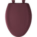 Bemis 1200SLOWT Classic Colors® Elongated Plastic Toilet Seat Featuring Stay·Tite® Seat Fastening System™, Whisper·Close®, and Easy·Clean® - Loganberry