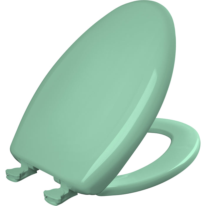 Bemis 1200SLOWT Classic Colors® Elongated Plastic Toilet Seat Featuring Stay·Tite® Seat Fastening System™, Whisper·Close®, and Easy·Clean® - Ming Green