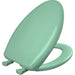 Bemis 1200SLOWT Classic Colors® Elongated Plastic Toilet Seat Featuring Stay·Tite® Seat Fastening System™, Whisper·Close®, and Easy·Clean® - Ming Green