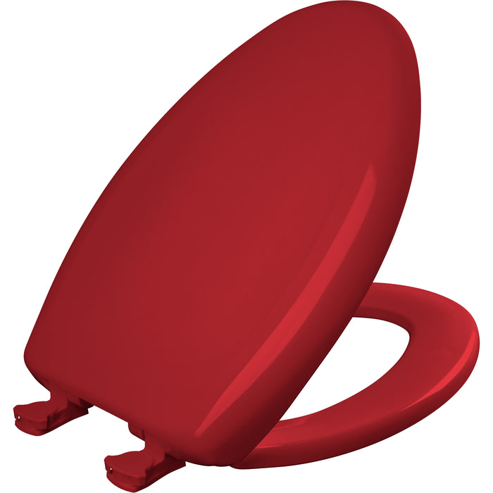 Bemis 1200SLOWT Classic Colors® Elongated Plastic Toilet Seat Featuring Stay·Tite® Seat Fastening System™, Whisper·Close®, and Easy·Clean® - Red