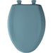 Bemis 1200SLOWT Classic Colors® Elongated Plastic Toilet Seat Featuring Stay·Tite® Seat Fastening System™, Whisper·Close®, and Easy·Clean® - Regency Blue