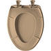 Bemis 1200SLOWT Classic Colors® Elongated Plastic Toilet Seat Featuring Stay·Tite® Seat Fastening System™, Whisper·Close®, and Easy·Clean® - Sand