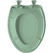 Bemis 1200SLOWT Classic Colors® Elongated Plastic Toilet Seat Featuring Stay·Tite® Seat Fastening System™, Whisper·Close®, and Easy·Clean® - Sea Green