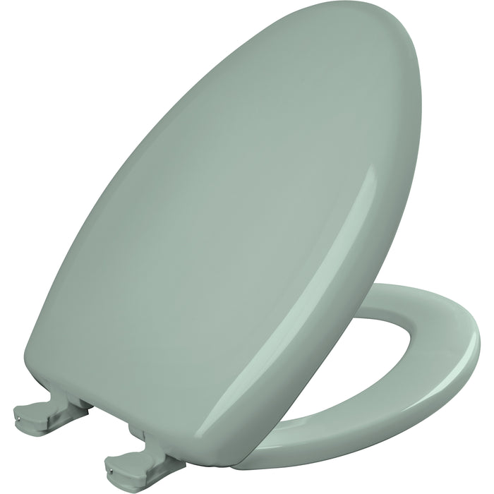 Bemis 1200SLOWT Classic Colors® Elongated Plastic Toilet Seat Featuring Stay·Tite® Seat Fastening System™, Whisper·Close®, and Easy·Clean® - Seafoam