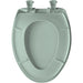 Bemis 1200SLOWT Classic Colors® Elongated Plastic Toilet Seat Featuring Stay·Tite® Seat Fastening System™, Whisper·Close®, and Easy·Clean® - Seafoam