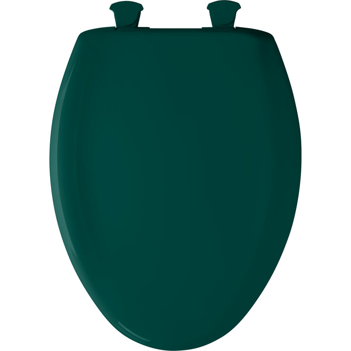 Bemis 1200SLOWT Classic Colors® Elongated Plastic Toilet Seat Featuring Stay·Tite® Seat Fastening System™, Whisper·Close®, and Easy·Clean® - Teal