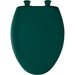 Bemis 1200SLOWT Classic Colors® Elongated Plastic Toilet Seat Featuring Stay·Tite® Seat Fastening System™, Whisper·Close®, and Easy·Clean® - Teal