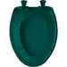 Bemis 1200SLOWT Classic Colors® Elongated Plastic Toilet Seat Featuring Stay·Tite® Seat Fastening System™, Whisper·Close®, and Easy·Clean® - Teal