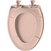 Bemis 1200SLOWT Classic Colors® Elongated Plastic Toilet Seat Featuring Stay·Tite® Seat Fastening System™, Whisper·Close®, and Easy·Clean® - Venetian Pink