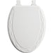 Bemis 134ECA Mayfair by Bemis Ivy™ Elongated Enameled Wood Ivy Design Toilet Seat in White with Stay·Tite® Seat Fastening System™ and Easy·Clean® - White