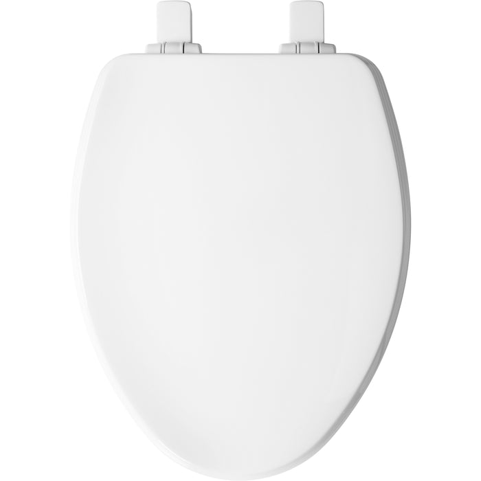 Bemis 1600E4 Ashland™ Elongated Enameled Wood Toilet Seat in White Featuring Stay·Tite® Seat Fastening System™, Whisper·Close®, Easy·Clean®, and Precision·Fit® - White