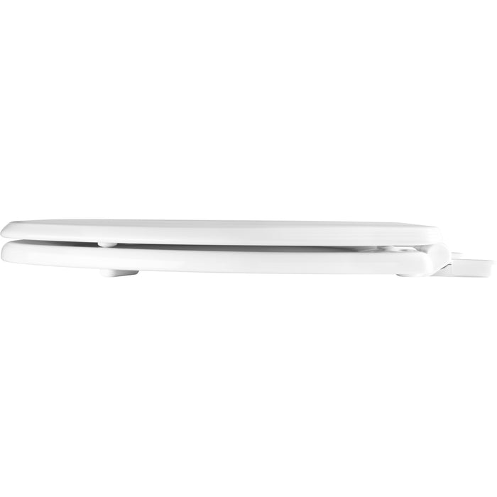 Bemis 1600E4 Ashland™ Elongated Enameled Wood Toilet Seat in White Featuring Stay·Tite® Seat Fastening System™, Whisper·Close®, Easy·Clean®, and Precision·Fit® - White