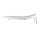 Bemis 1655SSCT Elongated Plastic Open Front Less Cover Toilet Seat Featuring Stay·Tite® Commercial Fastening System™ with Self-Sustaining Hinge - White