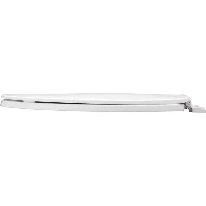 Bemis 170 Elongated Plastic Closed Front with Cover Toilet Seat with Top·Tite® Hinges - White