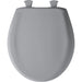 Bemis 200SLOWT Classic Colors® Round Plastic Toilet Seat Featuring Stay·Tite® Seat Fastening System™, Whisper·Close®, and Easy·Clean® - Country Grey