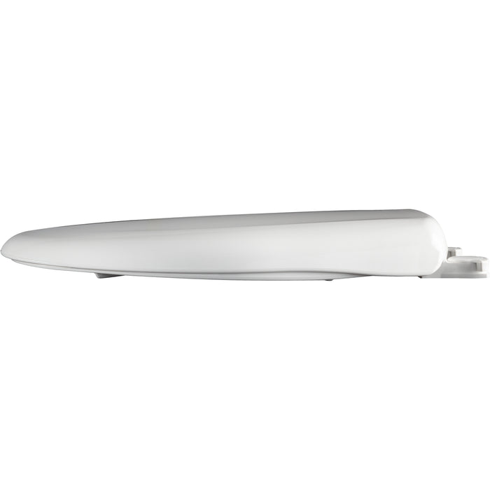 Bemis 200SLOWT Classic Colors® Round Plastic Toilet Seat Featuring Stay·Tite® Seat Fastening System™, Whisper·Close®, and Easy·Clean® - Crane White