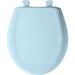 Bemis 200SLOWT Classic Colors® Round Plastic Toilet Seat Featuring Stay·Tite® Seat Fastening System™, Whisper·Close®, and Easy·Clean® - Dresden Blue