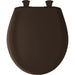 Bemis 200SLOWT Classic Colors® Round Plastic Toilet Seat Featuring Stay·Tite® Seat Fastening System™, Whisper·Close®, and Easy·Clean® - Espresso Brown