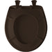 Bemis 200SLOWT Classic Colors® Round Plastic Toilet Seat Featuring Stay·Tite® Seat Fastening System™, Whisper·Close®, and Easy·Clean® - Espresso Brown