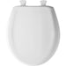 Bemis 200SLOWT Classic Colors® Round Plastic Toilet Seat Featuring Stay·Tite® Seat Fastening System™, Whisper·Close®, and Easy·Clean® - Euro White