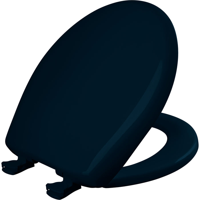 Bemis 200SLOWT Classic Colors® Round Plastic Toilet Seat Featuring Stay·Tite® Seat Fastening System™, Whisper·Close®, and Easy·Clean® - Heron Blue