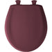 Bemis 200SLOWT Classic Colors® Round Plastic Toilet Seat Featuring Stay·Tite® Seat Fastening System™, Whisper·Close®, and Easy·Clean® - Loganberry
