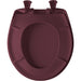 Bemis 200SLOWT Classic Colors® Round Plastic Toilet Seat Featuring Stay·Tite® Seat Fastening System™, Whisper·Close®, and Easy·Clean® - Loganberry