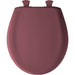 Bemis 200SLOWT Classic Colors® Round Plastic Toilet Seat Featuring Stay·Tite® Seat Fastening System™, Whisper·Close®, and Easy·Clean® - Raspberry