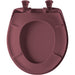 Bemis 200SLOWT Classic Colors® Round Plastic Toilet Seat Featuring Stay·Tite® Seat Fastening System™, Whisper·Close®, and Easy·Clean® - Raspberry