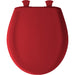 Bemis 200SLOWT Classic Colors® Round Plastic Toilet Seat Featuring Stay·Tite® Seat Fastening System™, Whisper·Close®, and Easy·Clean® - Red