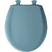 Bemis 200SLOWT Classic Colors® Round Plastic Toilet Seat Featuring Stay·Tite® Seat Fastening System™, Whisper·Close®, and Easy·Clean® - Regency Blue