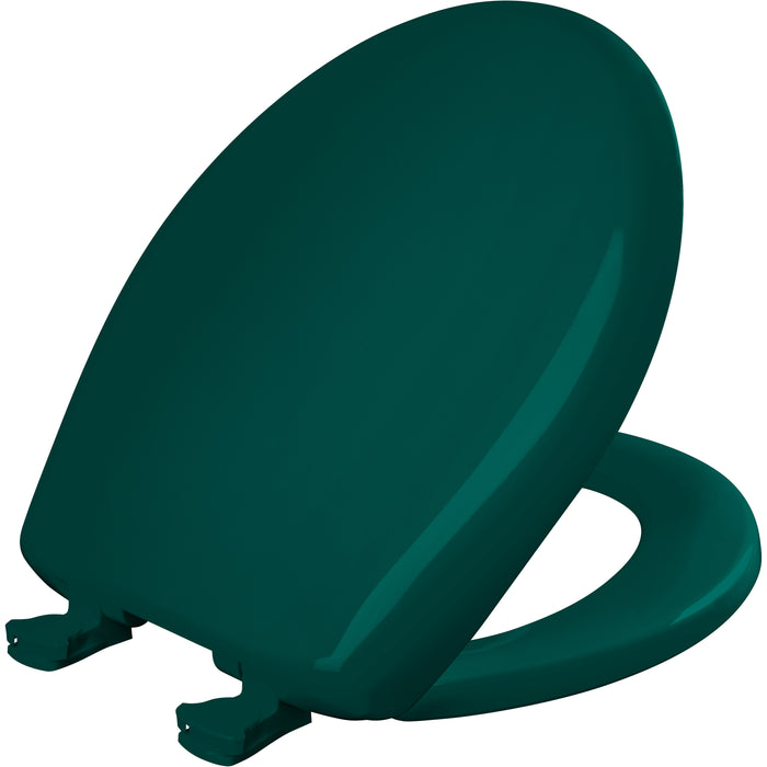 Bemis 200SLOWT Classic Colors® Round Plastic Toilet Seat Featuring Stay·Tite® Seat Fastening System™, Whisper·Close®, and Easy·Clean® - Teal