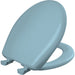 Bemis 200SLOWT Classic Colors® Round Plastic Toilet Seat Featuring Stay·Tite® Seat Fastening System™, Whisper·Close®, and Easy·Clean® - Twilight Blue