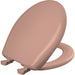 Bemis 200SLOWT Classic Colors® Round Plastic Toilet Seat Featuring Stay·Tite® Seat Fastening System™, Whisper·Close®, and Easy·Clean® - Wild Rose