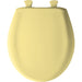 Bemis 200SLOWT Classic Colors® Round Plastic Toilet Seat Featuring Stay·Tite® Seat Fastening System™, Whisper·Close®, and Easy·Clean® - Yellow