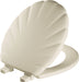 Bemis 22ECA Mayfair by Bemis Shell™ Round Enameled Wood Toilet Seat Featuring Stay·Tite® Seat Fastening System™ and Easy·Clean® - Bone
