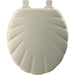 Bemis 22ECA Mayfair by Bemis Shell™ Round Enameled Wood Toilet Seat Featuring Stay·Tite® Seat Fastening System™ and Easy·Clean® - Bone