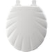 Bemis 22ECA Mayfair by Bemis Shell™ Round Enameled Wood Toilet Seat Featuring Stay·Tite® Seat Fastening System™ and Easy·Clean® - White