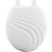 Bemis 27ECA Mayfair by Bemis Swirl™ Round Enameled Wood Swirl Design Toilet Seat in White with Stay·Tite® Seat Fastening System™ and Easy·Clean® - White