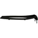 Bemis 295CT Church Elongated Open Front Less Cover Commercial Plastic Toilet Seat with Stay·Tite® Commercial Fastening System™ and Check Hinges - Black