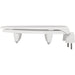 Bemis 3L2150T Elongated Open Front With Cover Medic-Aid® Plastic Toilet Seat in White Featuring Stay·Tite® Commercial Seat Fastening System™, DuraGuard®, Super·Grip® Bumpers and 3-inch Lifts - White