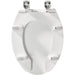 Bemis 3L2150T Elongated Open Front With Cover Medic-Aid® Plastic Toilet Seat in White Featuring Stay·Tite® Commercial Seat Fastening System™, DuraGuard®, Super·Grip® Bumpers and 3-inch Lifts - White