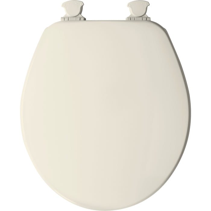 Bemis 540EC Church Round Enameled Wood Toilet Seat Featuring Easy·Clean® - Biscuit