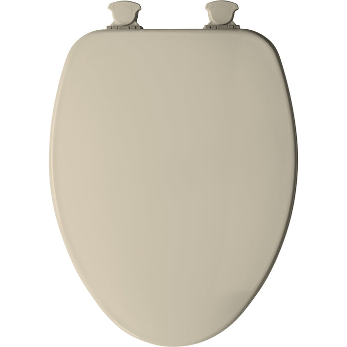 Bemis 540EC Church Round Enameled Wood Toilet Seat Featuring Easy·Clean® - Bone
