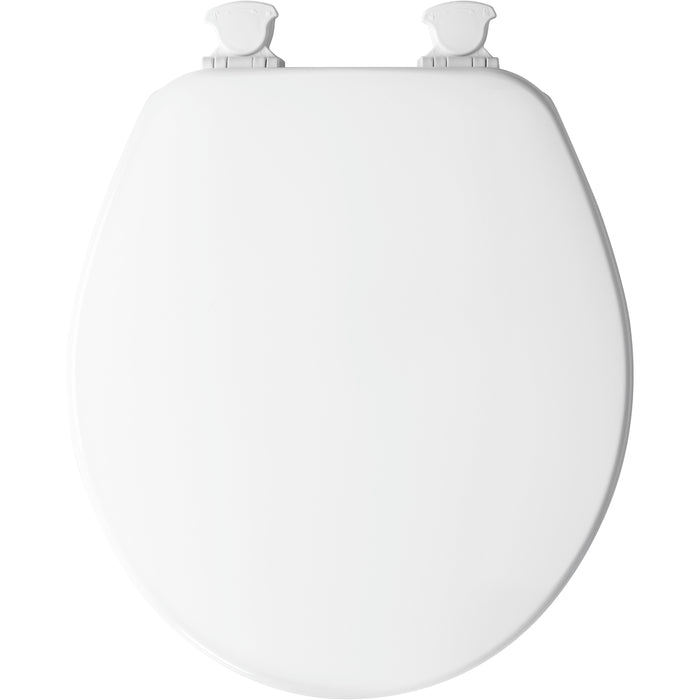 Bemis 540EC Church Round Enameled Wood Toilet Seat Featuring Easy·Clean® - White