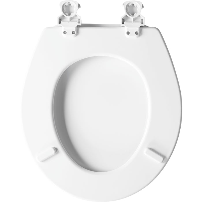 Bemis 540EC Church Round Enameled Wood Toilet Seat Featuring Easy·Clean® - White