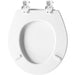 Bemis 540EC Church Round Enameled Wood Toilet Seat Featuring Easy·Clean® - White